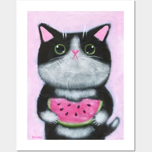 Watermelon Kitty Posters and Art
